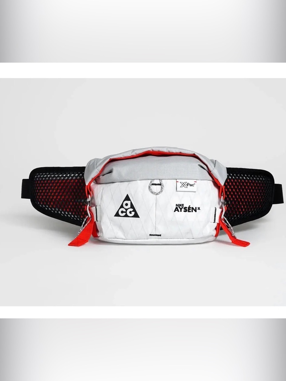 Nike - ACG Aysn Waistpack (3L) 'White'.